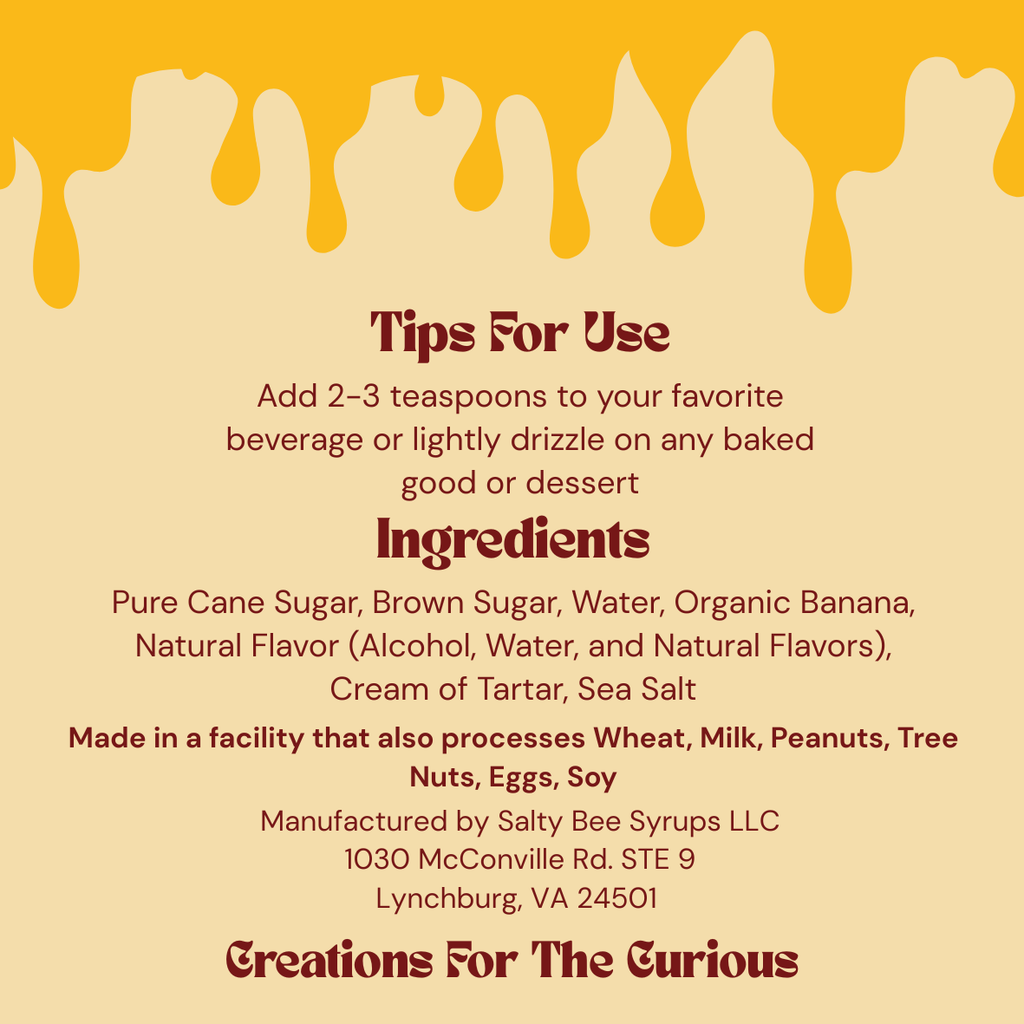 Bananas Foster Syrup