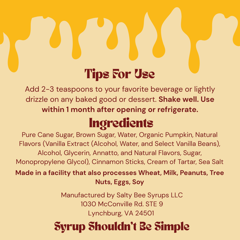 Brown Butter Pumpkin Syrup
